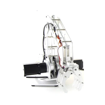 Braccio del robot passo-passo a 4 assi PayLoad da 2,5 kg Linea di assemblaggio automatica industriale Manipolatore Artiglio Pinza Braccio del motore di carico di grandi dimensioni da tavolo