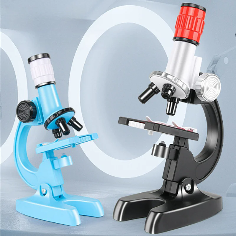 

Fine Biological Microscope Laboratory Microscope Kit LED Home School Science and Education Toys Children's Toy Gifts