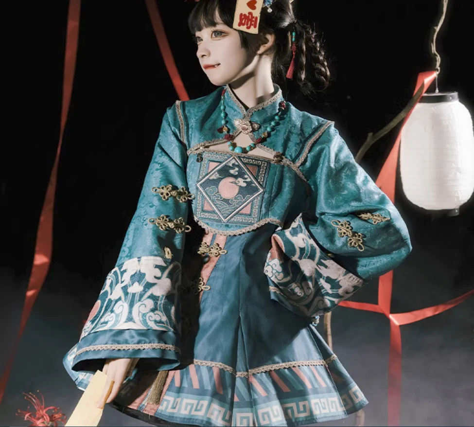 

Sakura Lolita Little Zombie Suit Female JSK Halloween Cos Role Playing Daily Dress