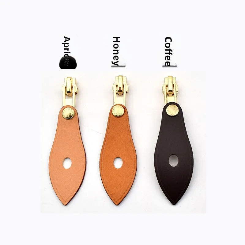 LV Bag Adapter Speedy253035 Leather Zipper Head No.5 Leather Zipper Pull for Handbags Faion Accories Belt Hat Scarf