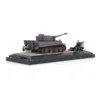 Mini Toys Henglong Static Tank 1/72 Scale Germany Tiger I 3818 Finished Tank Model Without Electronic Parts Gifts for Boys 3