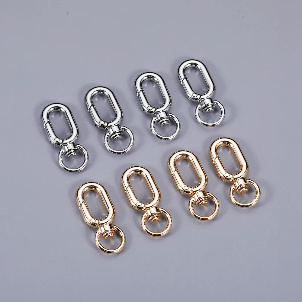 50pcs 39mm Metal Lobster Clasp Swivel Snap Hooks Dog Buckle for Bag Hardware Parts Accessories Keyring Buckles Wholesale