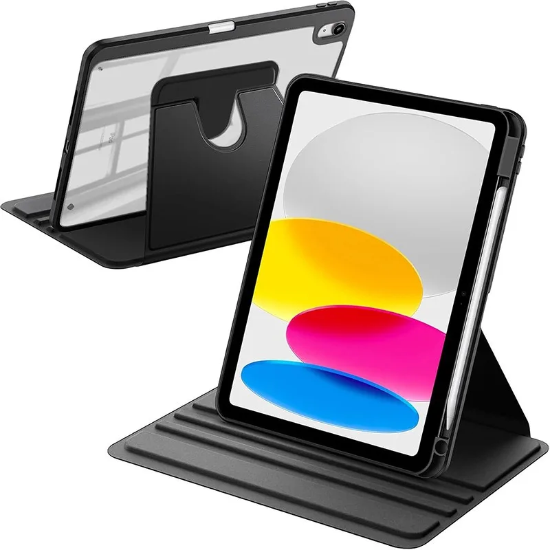 360° Rotating Protective Tablet Cover with Enhanced Flexibility