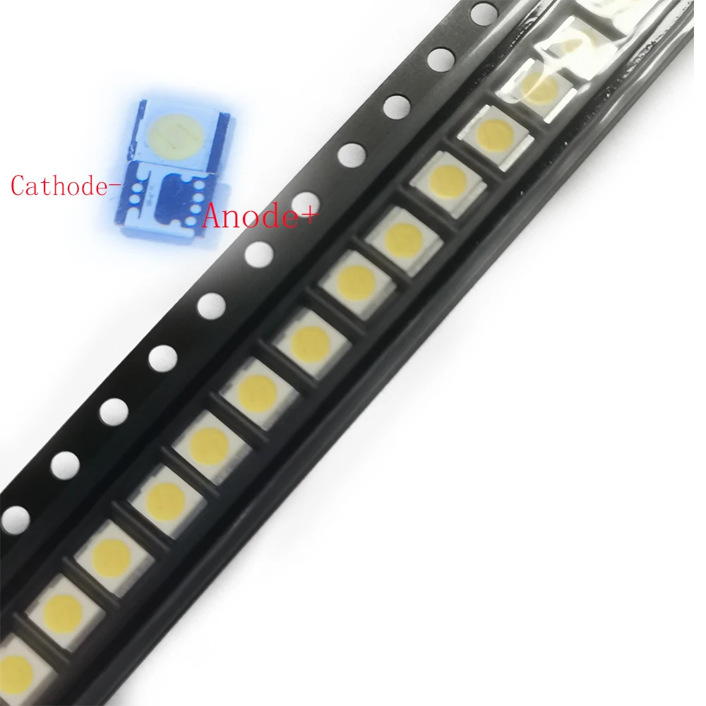 100 Pz/Lotto Smd Led 2835 3V 1W Bianco Freddo 105Lm 2.8*3.5Mm Per Retroilluminazione A Strisce Lg Tv/Lcd