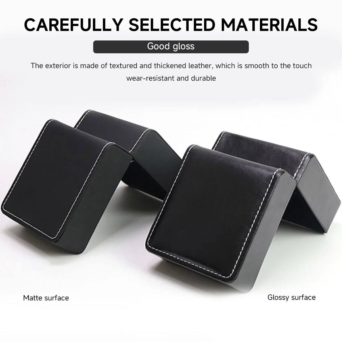 Watch Storage Box PU Single Watch Display Case Organizer Holder Travel Jewelry Organizer For Women Men Gift