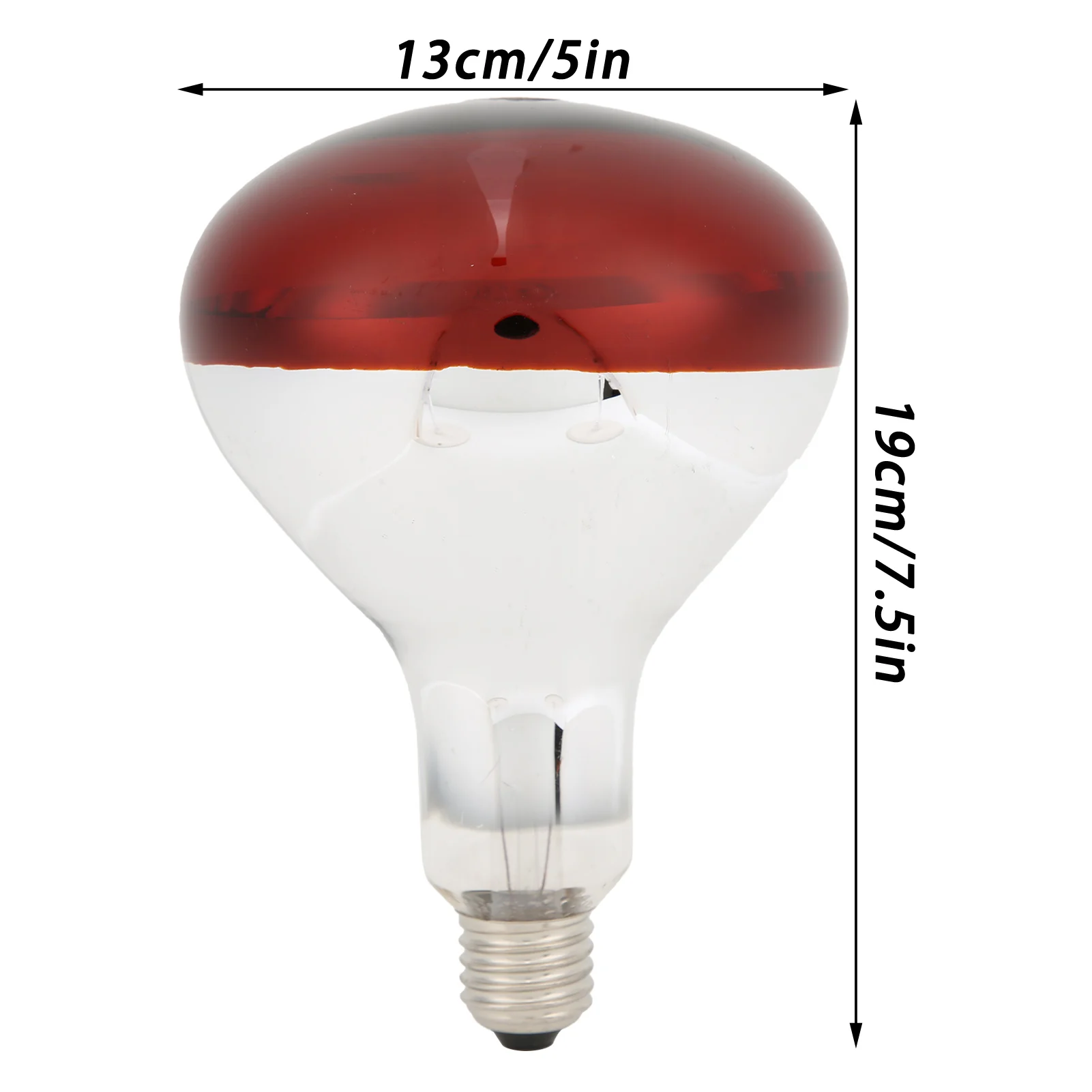 Chicks Heat Lamp Bulb Infrared Basking Spot Heat Reptile Lamp Red Bulb for Brooder 220V / 250W