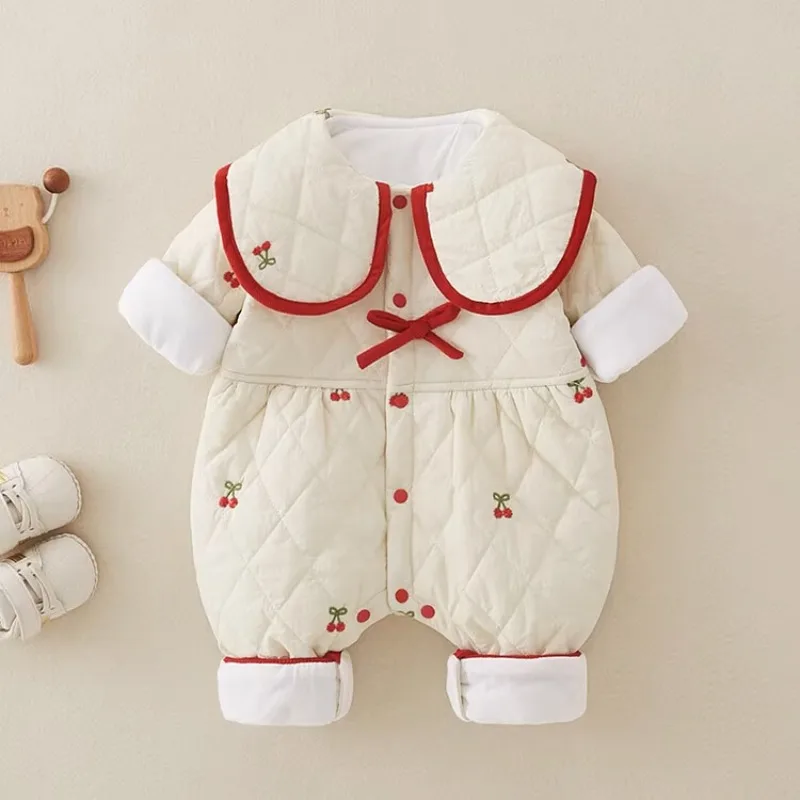 baby-girl's-cherry-pattern-macacao-espesso-bodysuit-conjunto-de-roupas-recem-nascidas-fofo-outono-inverno-1-18-meses