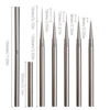 Silver Nail Liner Brush 6/9/12/15/18mm Thin Nail Art Brush for Manicure Design Pen Detail Acrylic Line Detail Drawing Painting 6