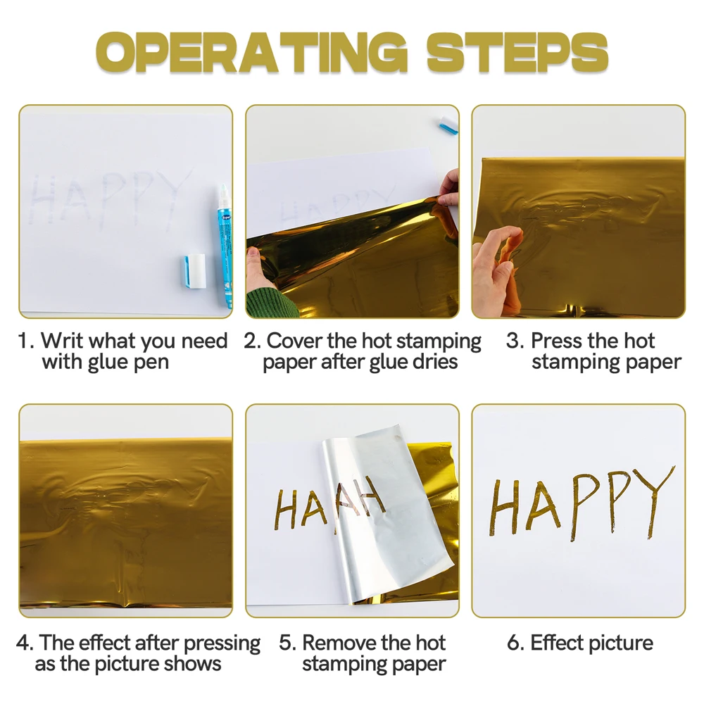 Toner Reactive Foil Sheets 4