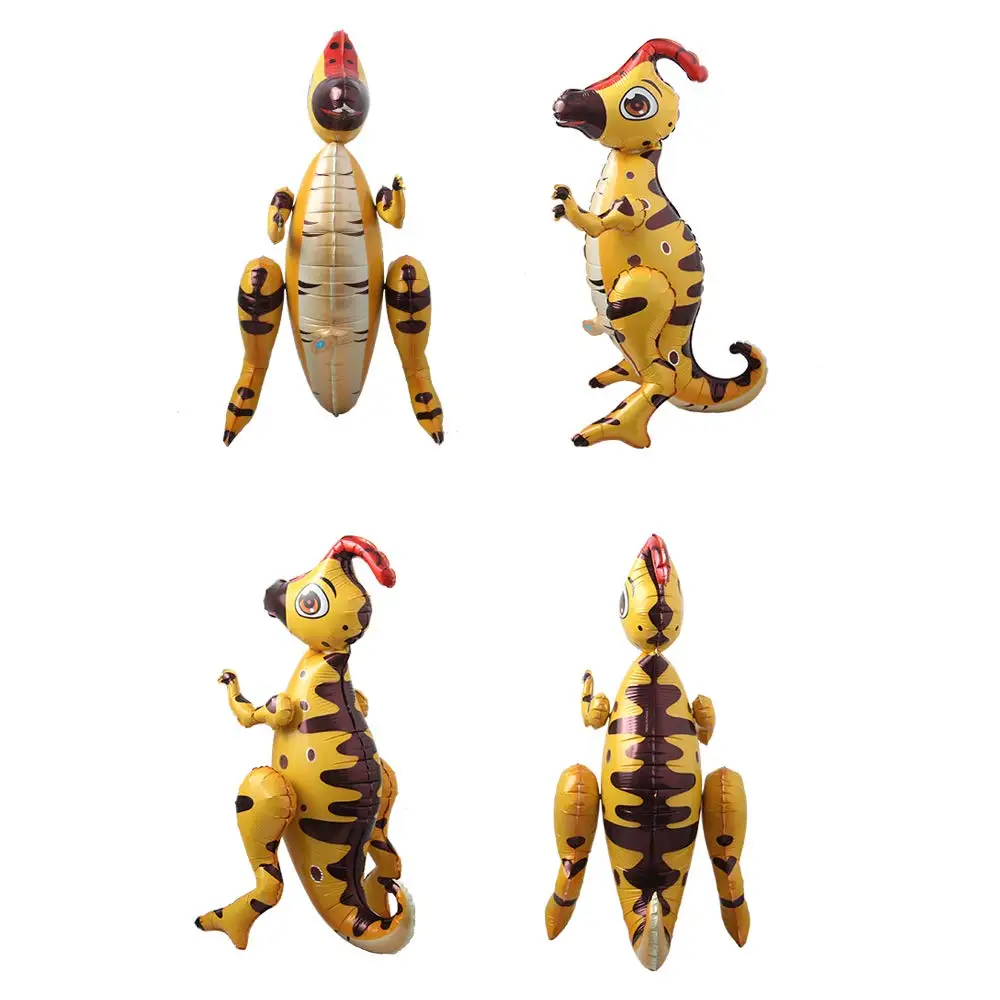 3D Selbststehende Dinosaurier Tyrannosaurus Tierballons für Geburtstagsfeier Babyparty Dekorationsset Aufblasbare Partyzubehör – Detail 9
