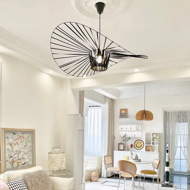 Modern Vertigo Hat Suspension Lamp Industrial Vintage Led Pendant Chandelier Living Dining Room Hanging Light Home Decor Lustre 6