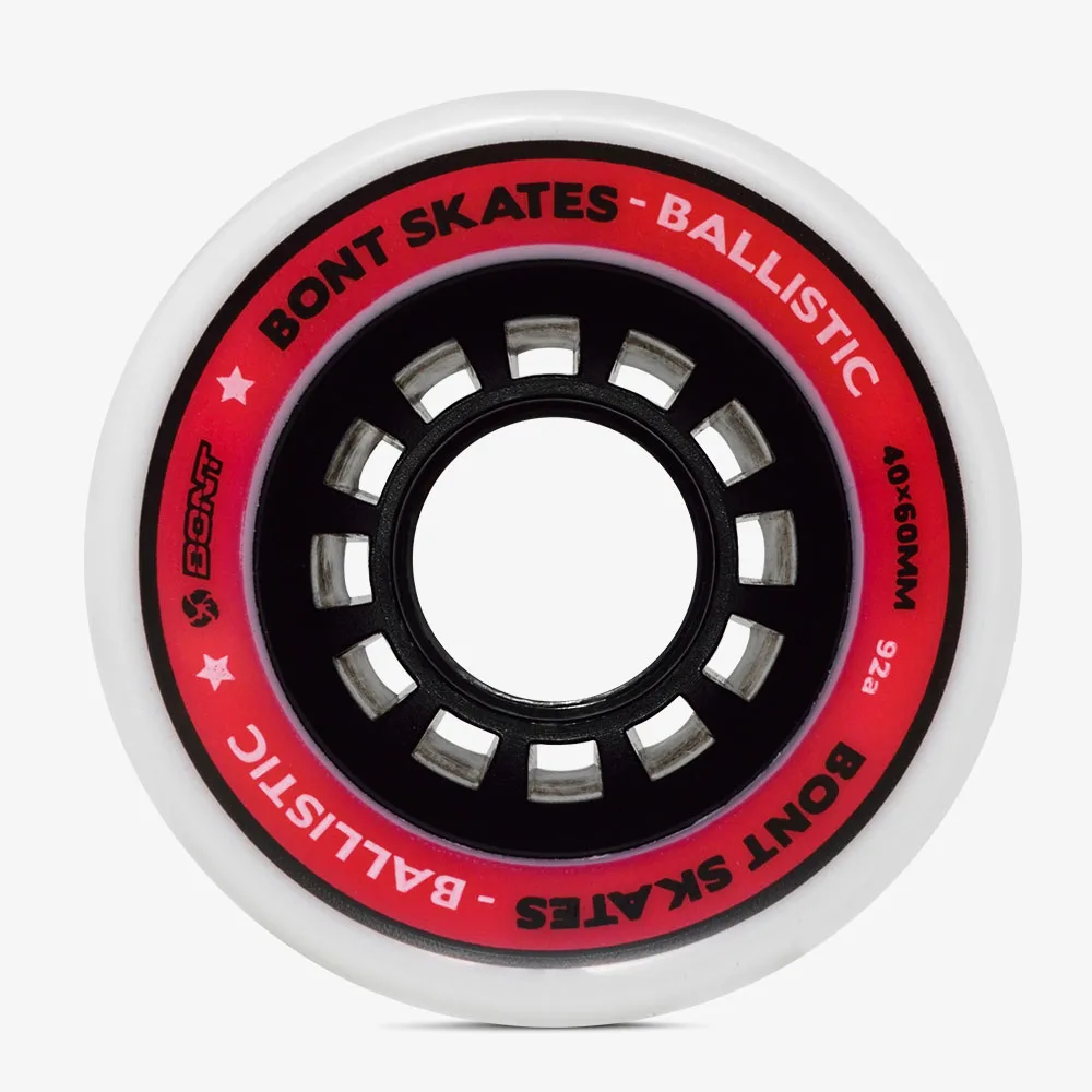 Bont Quad Skate Wheels 100% Original Ballistic Wheels 60mm 92A 8 pieces Quad Wheel Roller skater Wheels Street Tires park Saktes 4