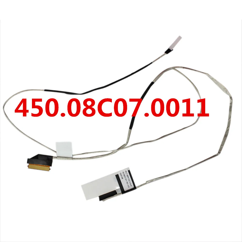 

Кабель для видеоэкрана для ноутбука HP 17-X 17-Y LCD LED лента для показа Camera Flex cable 450.08C06.0011 450.08C07.0011