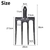 1Pcs Agricultural Digging Fork 4-Tine Carbon Steel Garden Spading Fork Field-Breaking Manure Fork Outdoor Land-Opening Tools 6
