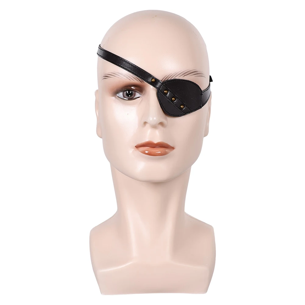 TV House Cosplay The Dragon Disguise Prince Aemond Cosplay Single Eye Mask Patch Costume Accessories Men Patch Halloween Props half face mask