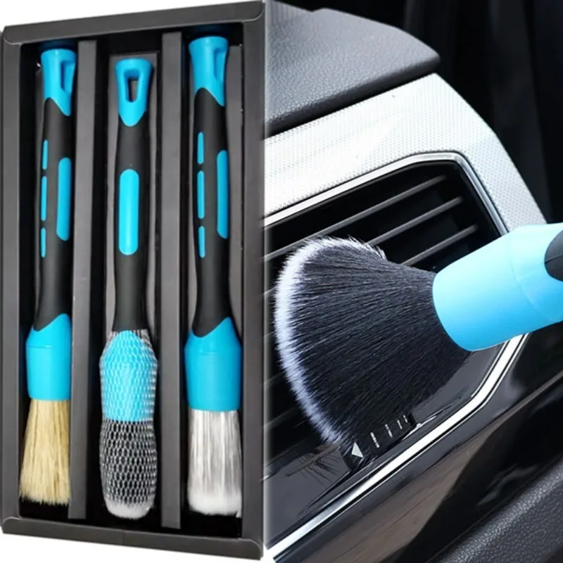 CarInteriorDetailCleaningBrushes4StylesElbowSweepingTools