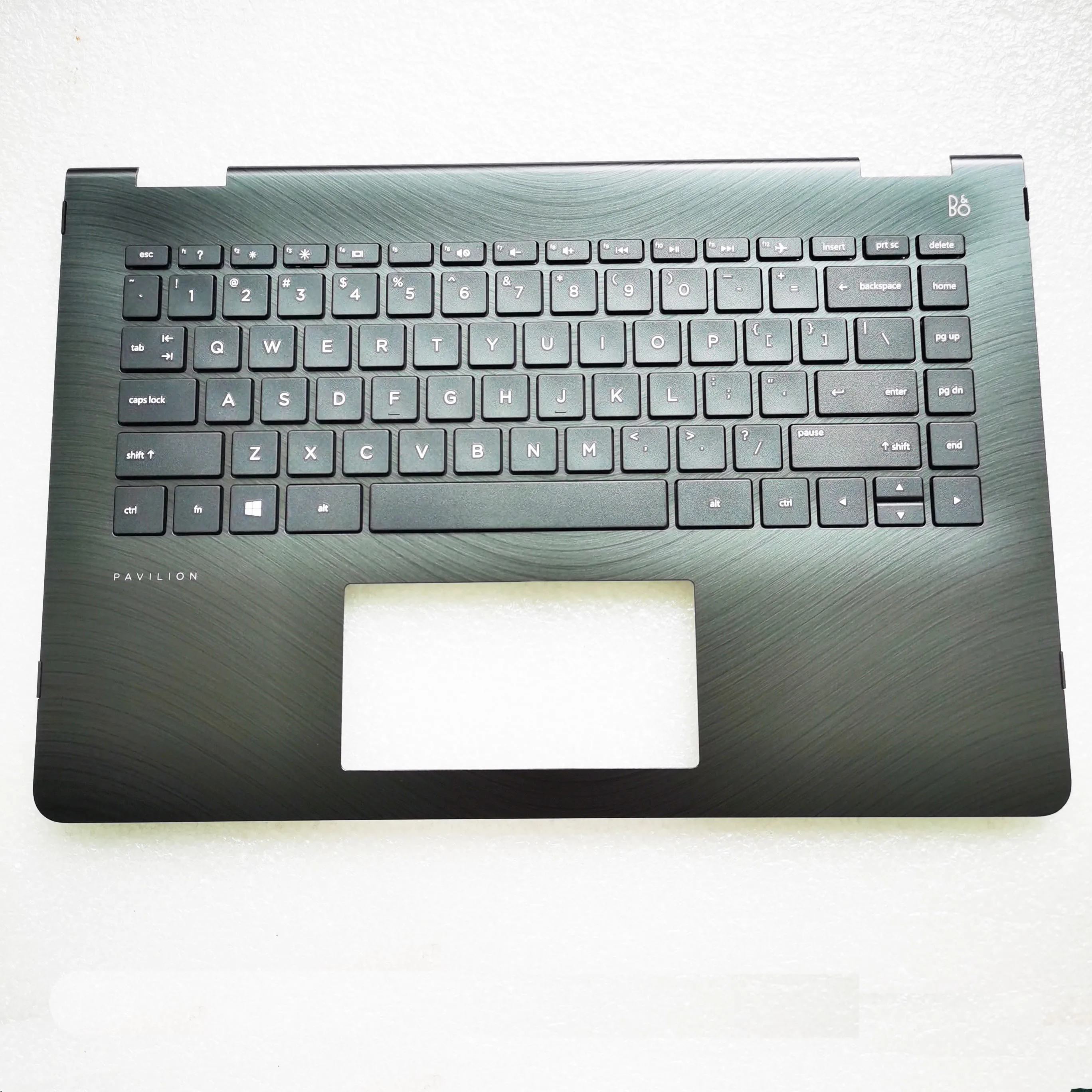 

FOR HP Pavilion X360 14-BA TPN-W125 PALMREST COVER US keyboard 924117-001 brand new palmrest No horn net