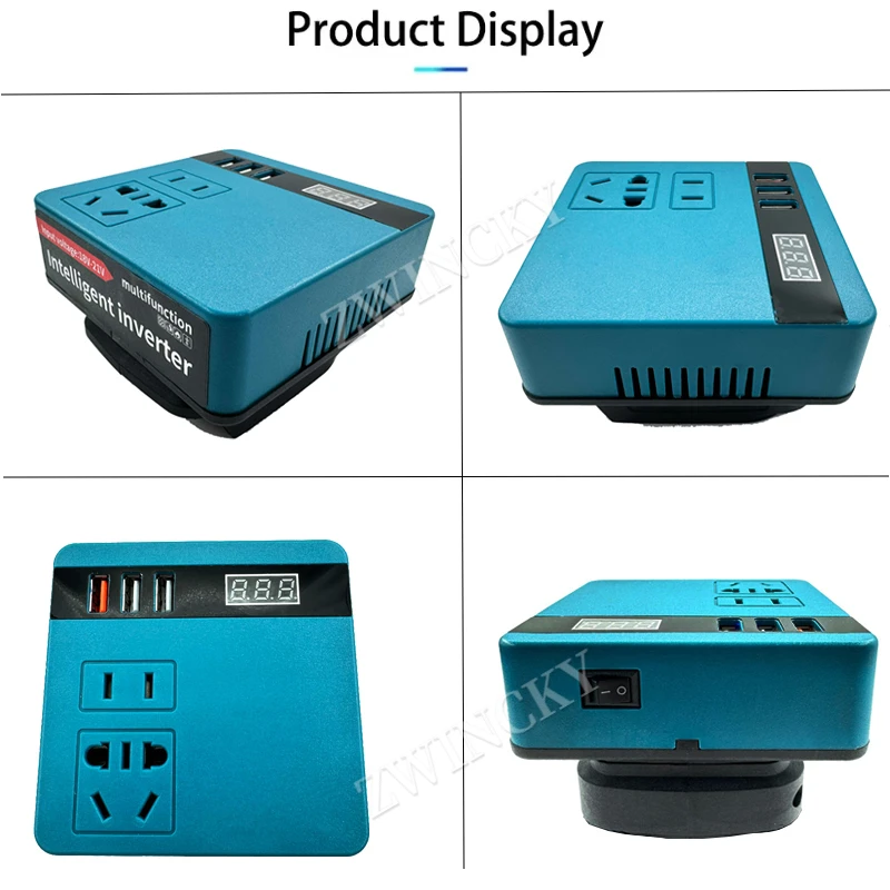 マキタインバーターポータブル マキタ-ポータブル電源インバーター,充電器アダプター,18V,220V