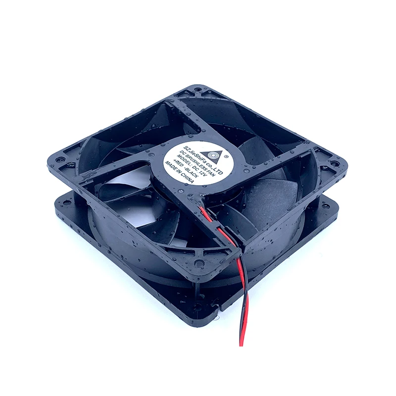 Umidificador e Atomizador Ultrassônicos Industriais Ip68 Ventilador Impermeável Grande Resfriamento do Volume de ar 120 mm 12038 12v 24v 48v 120x 38 mm - Imagem 3