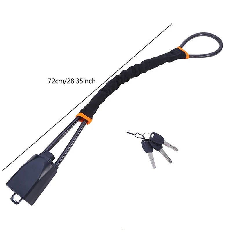 Car Steering Wheel Lock Universal Seat Belt Anti-Theft Lock With 3 Keys Anti-theft Device For Most Cars SUV Car Accessories