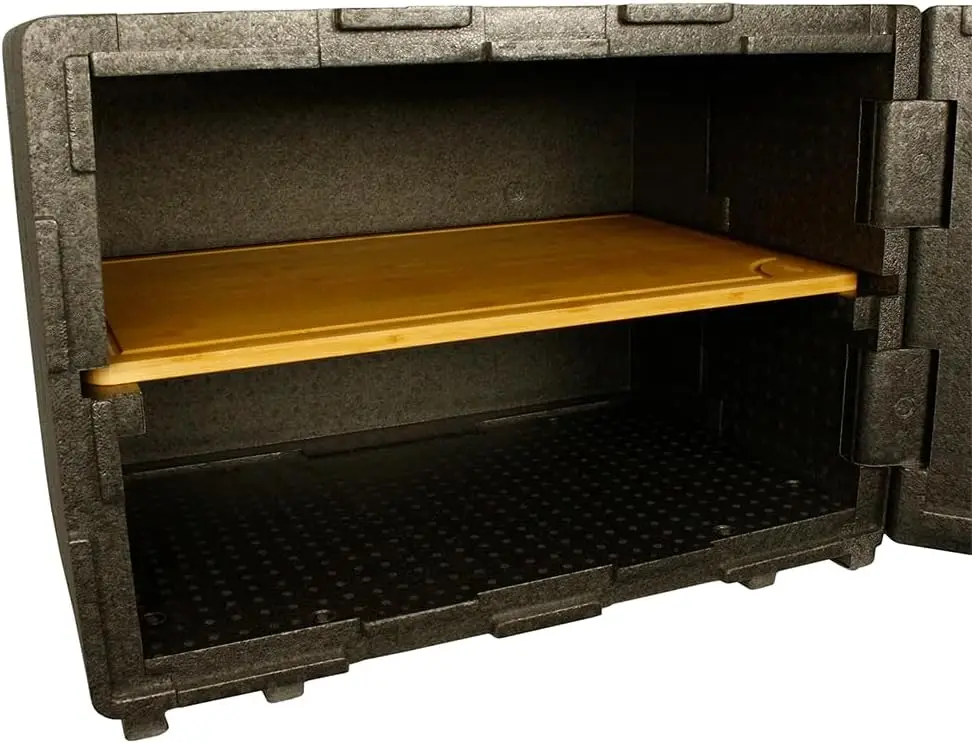 Rest Ez Que Crib Insulated Meat Resting Storage Station W/Cutting Board, Gray 6
