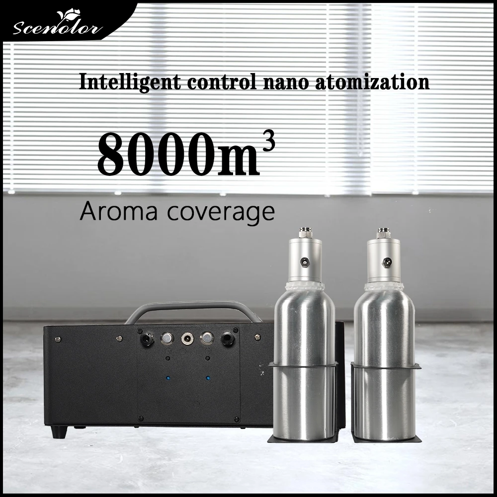 8000m³ Aroma Diffuser Electric Aromati Oasis 1000ML Essential Oil Capacity Air Freshener Bluetooth Control Incense Burner
