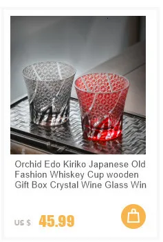 Description Picture 6 of itemJapanese Edo Kiriko Crystal Ware Whisky Cup Hannd Carving Lucky Clouds Wine Glass Liquor Snifter Water Mug Best Present For Dad