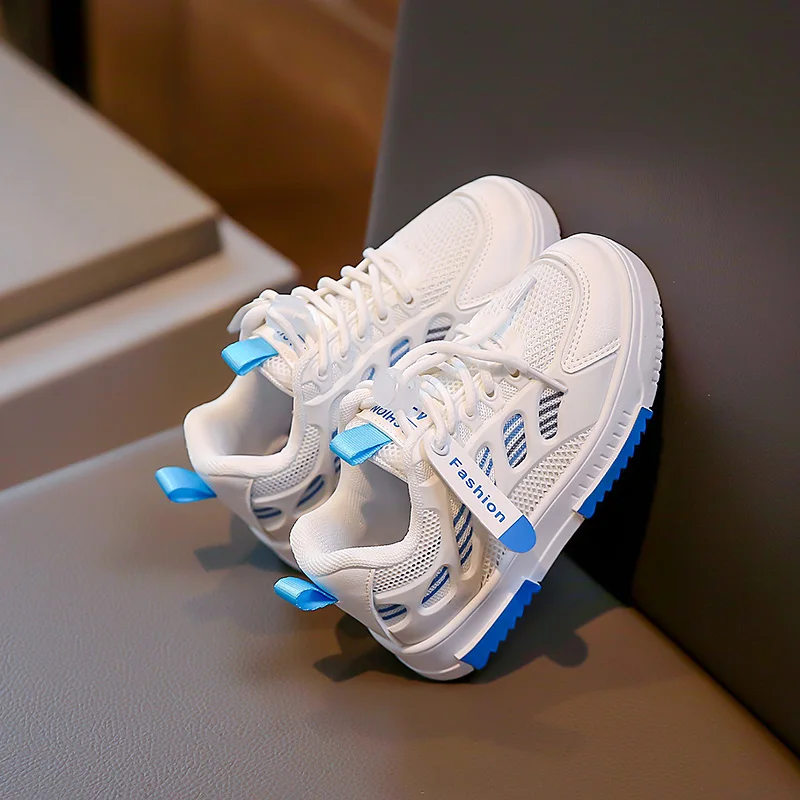 Jungen Sneakers Mädchen Atmungsaktive Sportschuhe für Kinder Herbst Rutschfeste Casual Student Outdoor Schuhe Korbschuhe_voghion.com