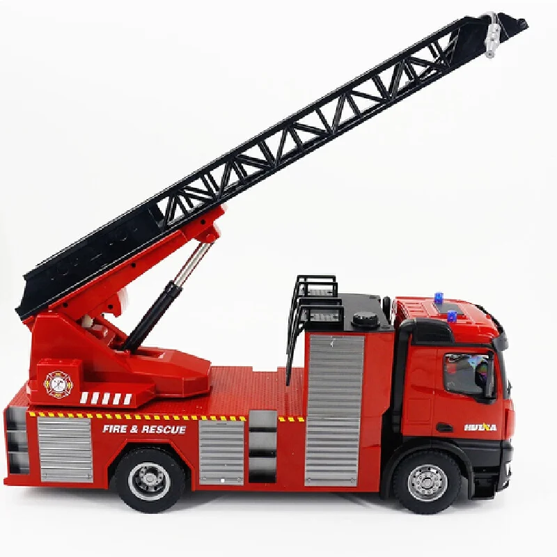 New Style Huina 22-Channel Water Tank Type Electric Water Spray Sound And Light Fire Engine Truck Model Summer Boys Toys 2