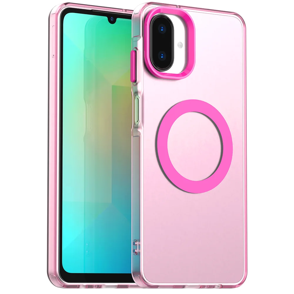 Luxury Armor Shockproof Case with Magsafe Magnetic Wireless Charging Compatibility - Hard Matte PC Cover
