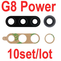 EmmaHelp 10-Pack Replacement Rear Camera Glass Lens with Adhesive for Motorola Moto G8 Series (G8 Power combo)