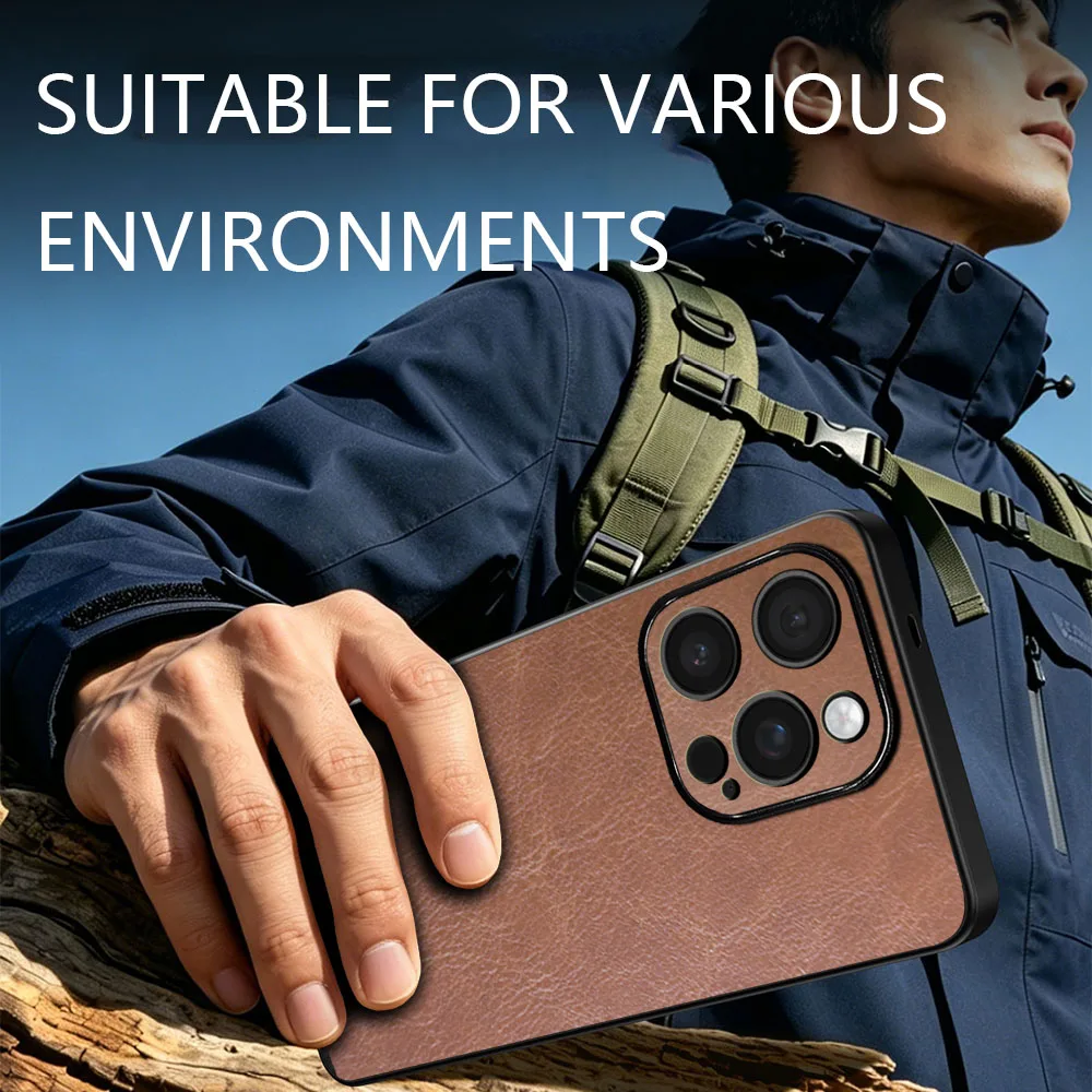 Luxury Leather Business Silicone Durable Case Cover