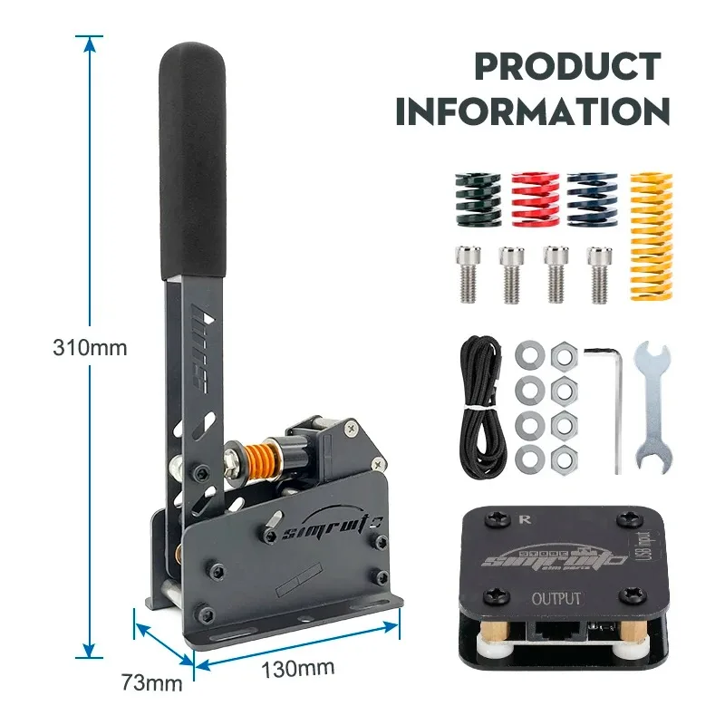 Usb Handbrake Sim For Pc Racing Games For Logitech G29/G27/G25 T300 T500 RS PC 64bit Load Cell SIM Racing Rally Adjustable