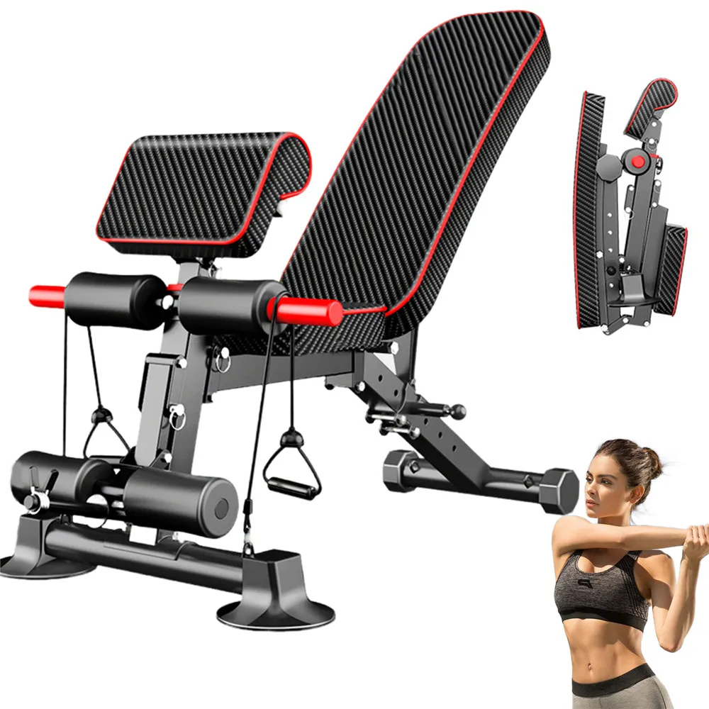 Składana ławka do ćwiczeń z 7 regulowanymi pozycjami z EU za $72.39 / ~266zł