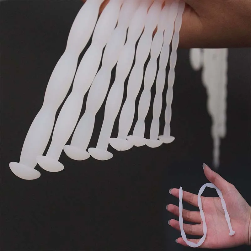 Soft Silicone Urethral Dilators Penis Plug Horse Eye Wand Urethra Tube Sounding Stimulation Male Masturbation Sex Toys for Men penis sex toys