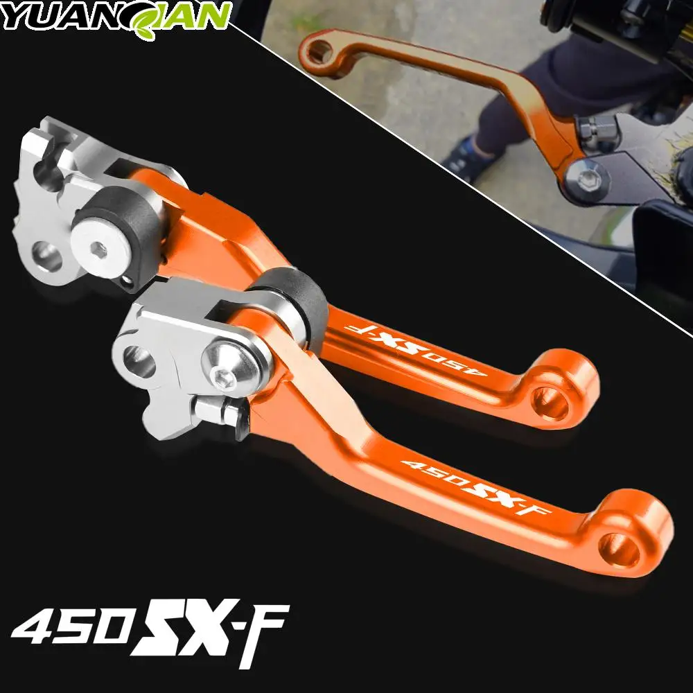 

For 450SXF 450SX-F 450 SXF SX-F 2003-2020 2004 2005 2006 2007 2008 09 Motorcycles CNC Foldable Dirt Pit Bike Clutch Brake Lever