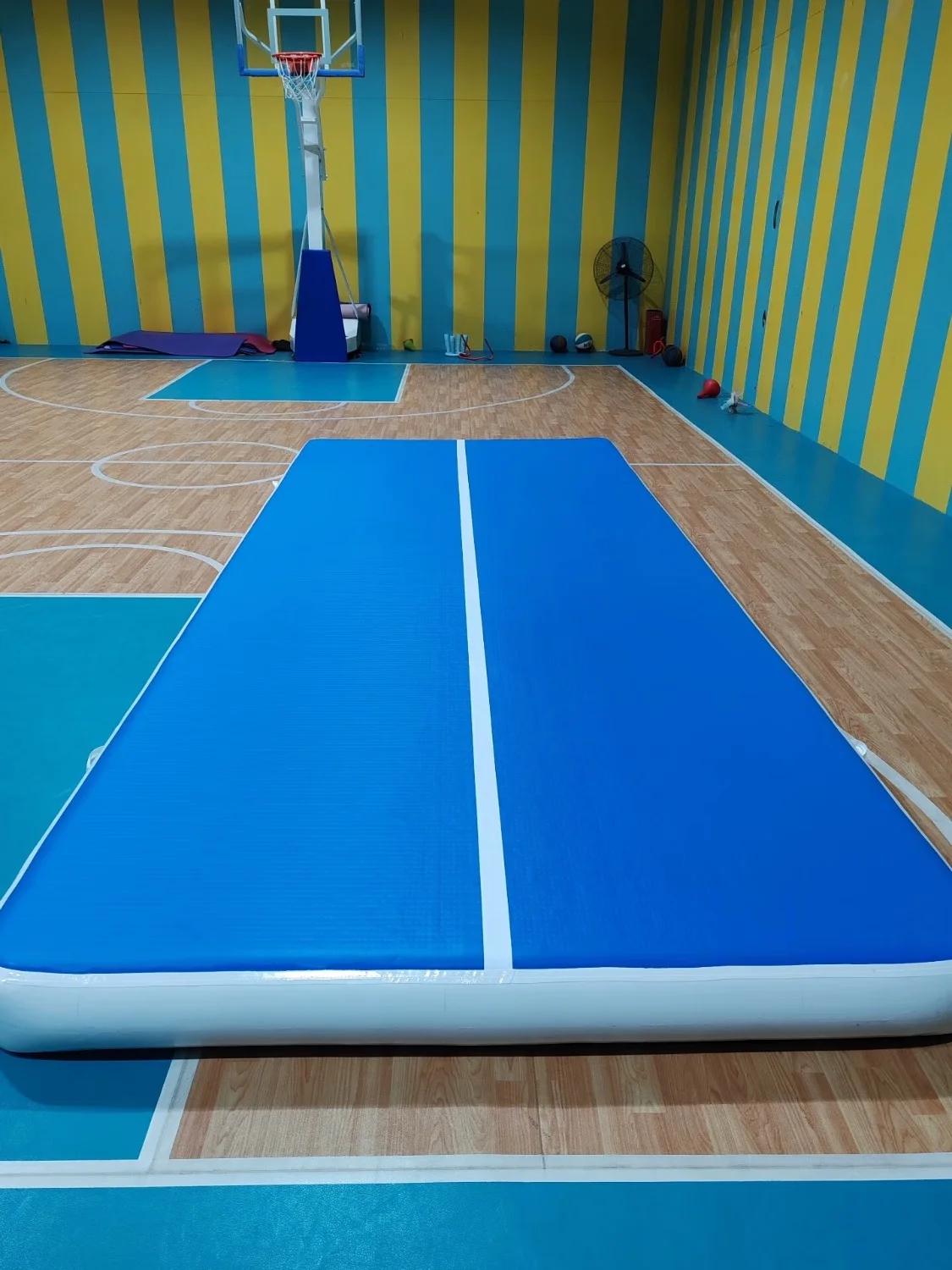 Floor Mat Gymnastics Panel Mats Cheap 5' X 10' X Rainbow Tumbling Mat