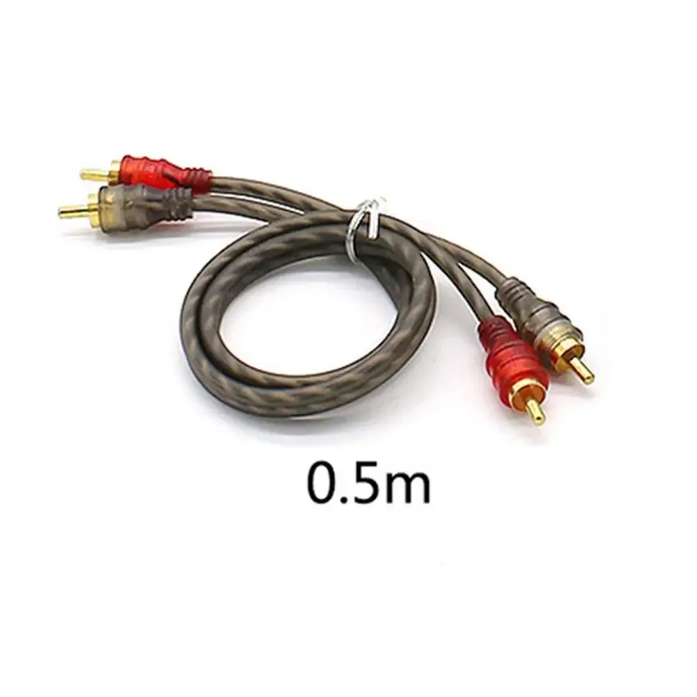Pure Copper Audio Cable Audio Cord Power Amplifier PVC Cable For Car System
