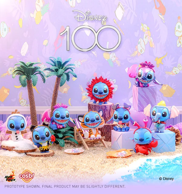 Genuine Hot Toys Disney Lilo&Stitch Blind Box Stitch Cosplay Dumbo Olaf Mysterious Surprise Box Figure Guess Bag Birthday Gift 2