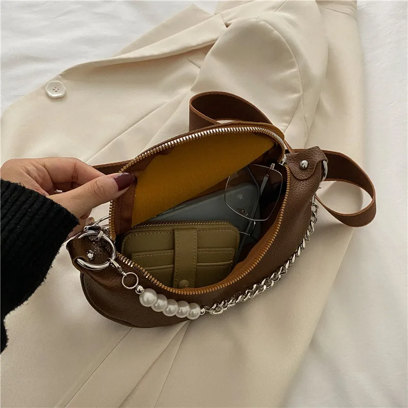 PU Leather Crossbody Bags Women Fashion Designer Zipper