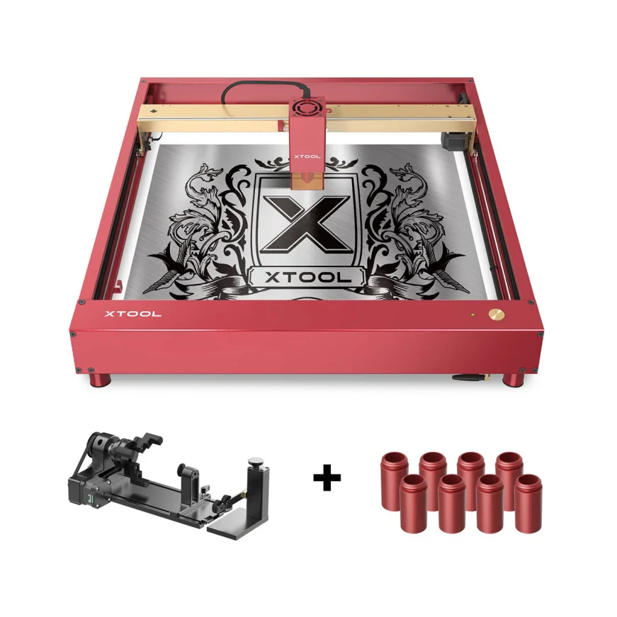 

Новое поступление, XTOOL D1 Pro-10W высокоточная режущая машина + поворотное крепление + сборный набор для лазерной гравировки «сделай сам»