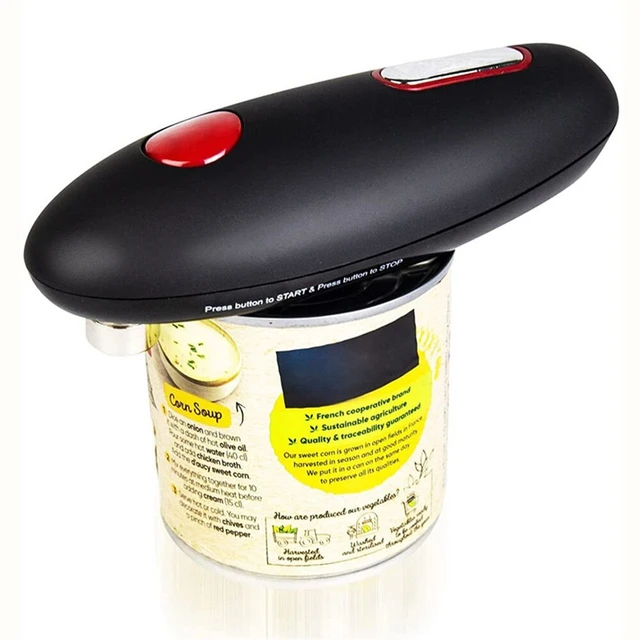 Electric Can Opener, One Touch Can Opener Electric Easy Open Any