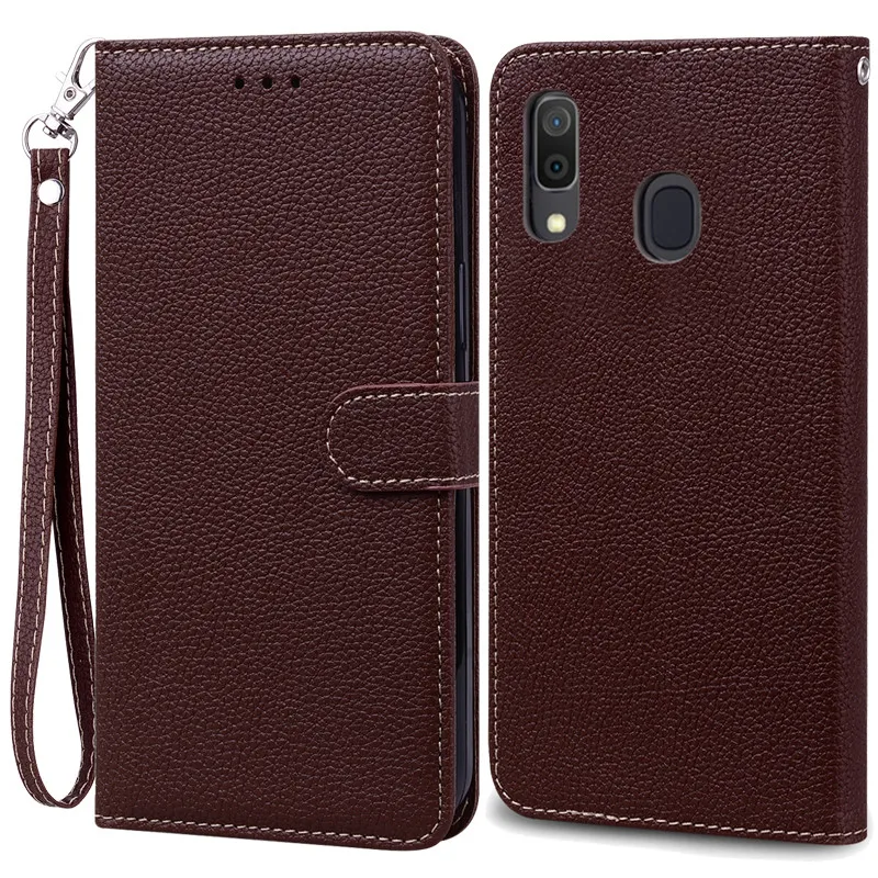 Leather Wallet Flip Case for Samsung Galaxy A40 - Stylish and Protective Cover