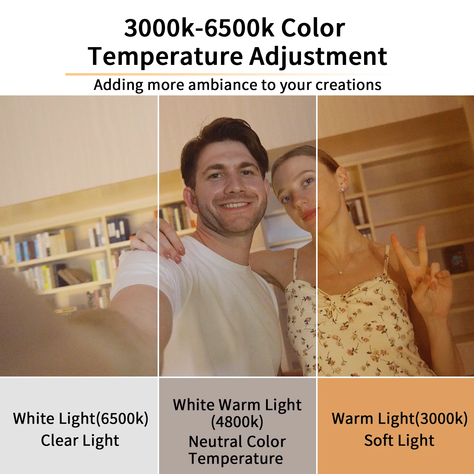 Buy (LED-D10W) RGB Video, LED Camera Light 360° Full Color PortablOnline Best Prices - View #13
