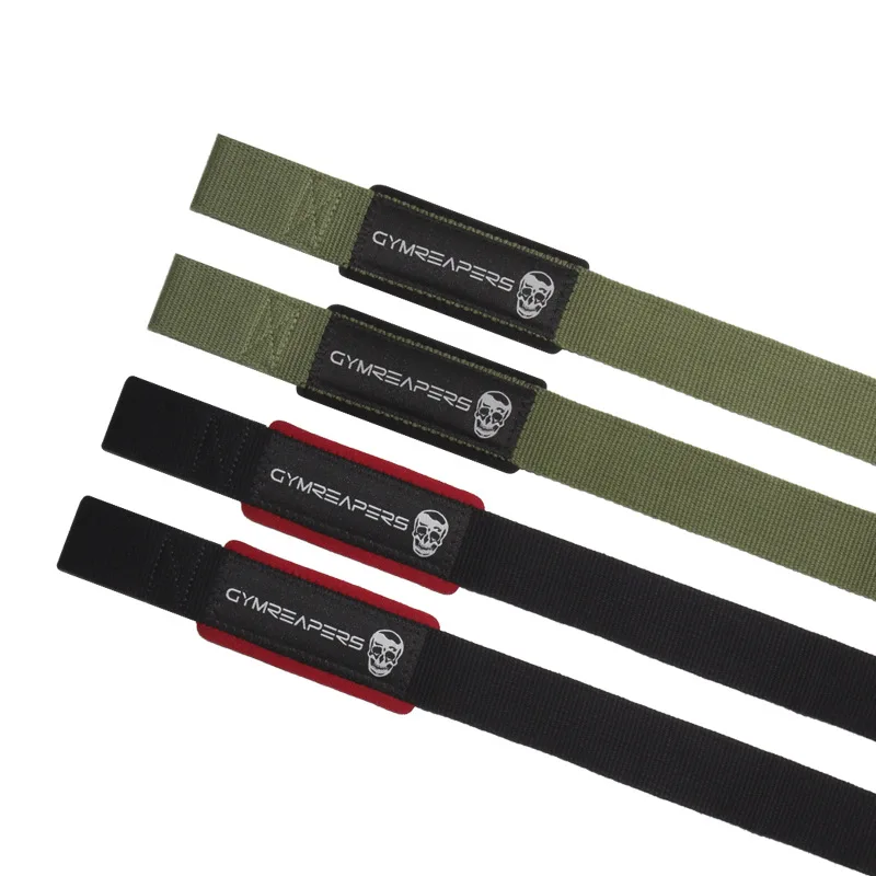 1Pair Lifting Wrist Straps for Weightlifting with Neoprene Padded Cotton Gym Wrist Wrap Ultimate Workout Deadlift Pull-up Straps