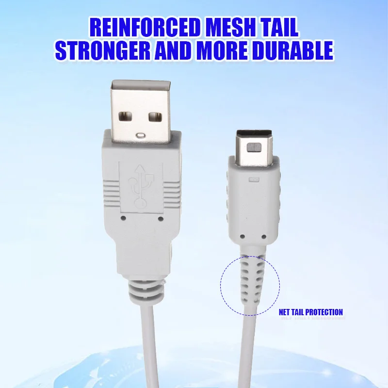 For Nintendo Wii U Gamepad Usb Charger Cable Power Supply Charging Cable  Data Cord For Nintend Wiiu Pad Controller Joypad - Cables - AliExpress