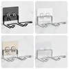 Hair Dryer Holder Rack Wall Mounted Hair Straightener Dryer Holders Bathroom Organizer Storage Rack Shelf Bathroom Accessories 4