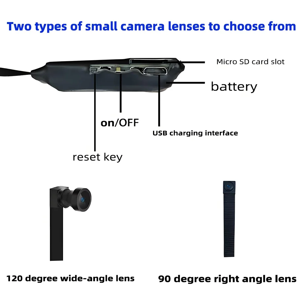Mini telecamera WiFi 4KHD con visualizzazione remota, rilevamento mobile e altre funzioni, telecamera HD wireless stile tata fai-da-te domestica - immagine 6