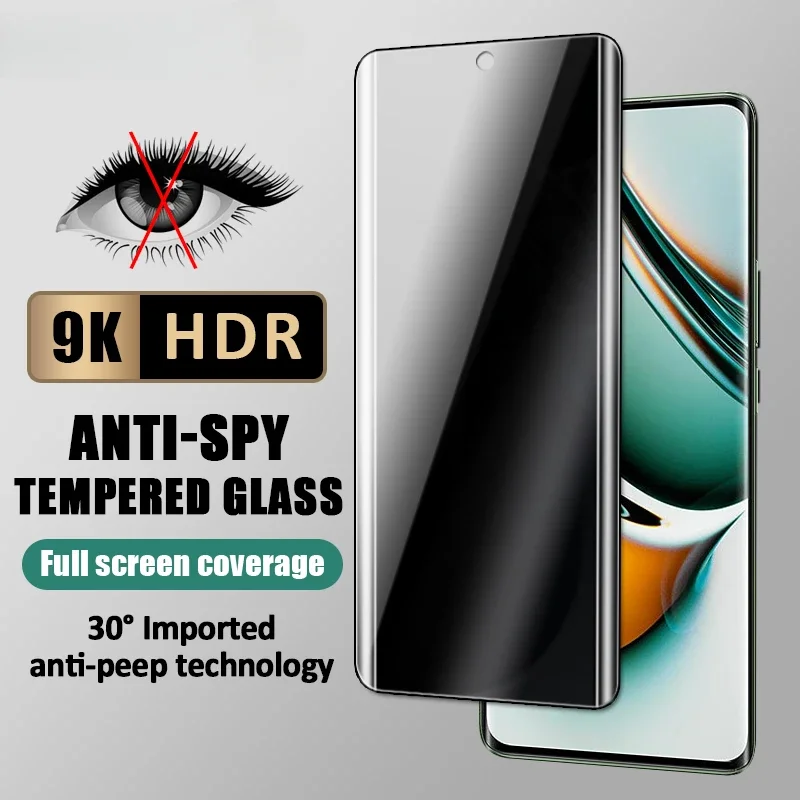 Premium Full Cover Privacy Screen Protector - Anti-Spy Tempered Glass