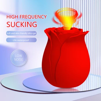 Rose Sucking Vibrator Clitoral Stimulation Sex Toys for Women Nipple Suction Powerful Sexy Toys for Female Masturbators Couples 5